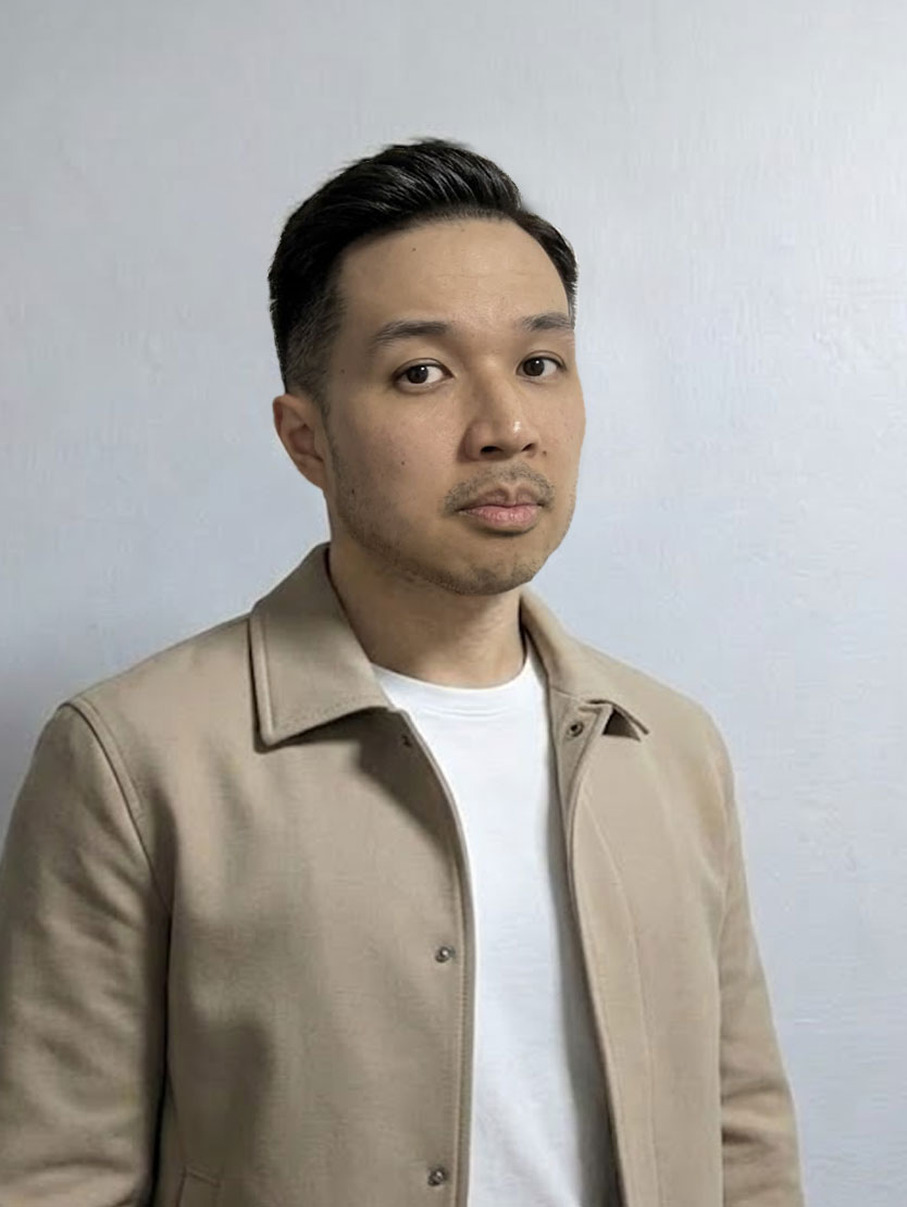 Portrait of portfolio creator – front view