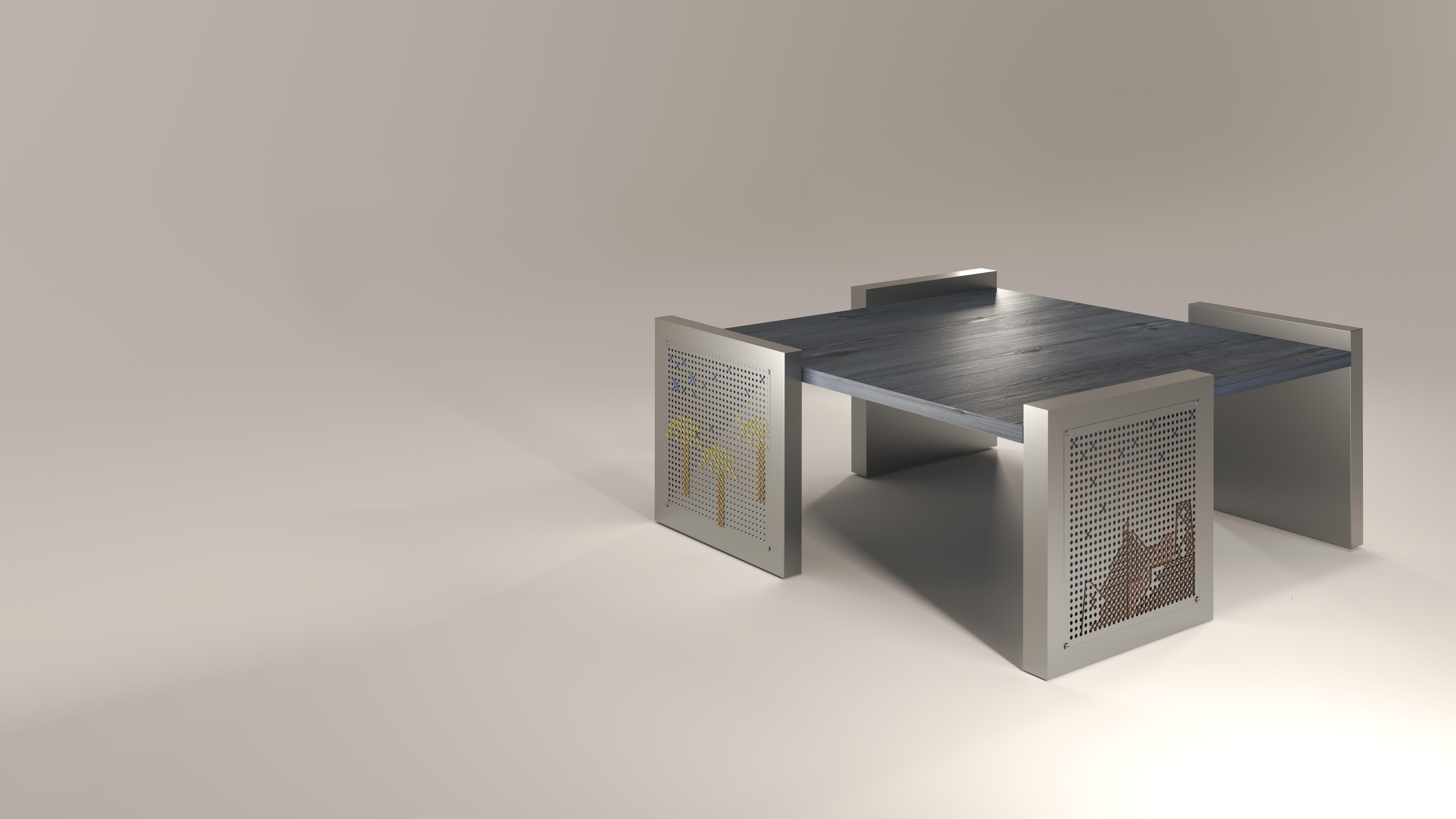 طاولة خيوط الحرير