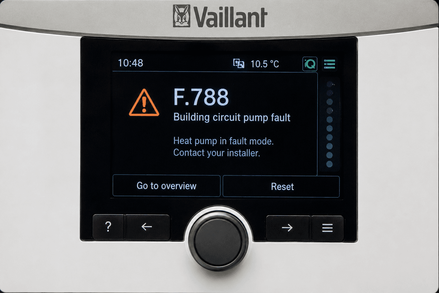 Vaillant F.788 Fault Code Explained
