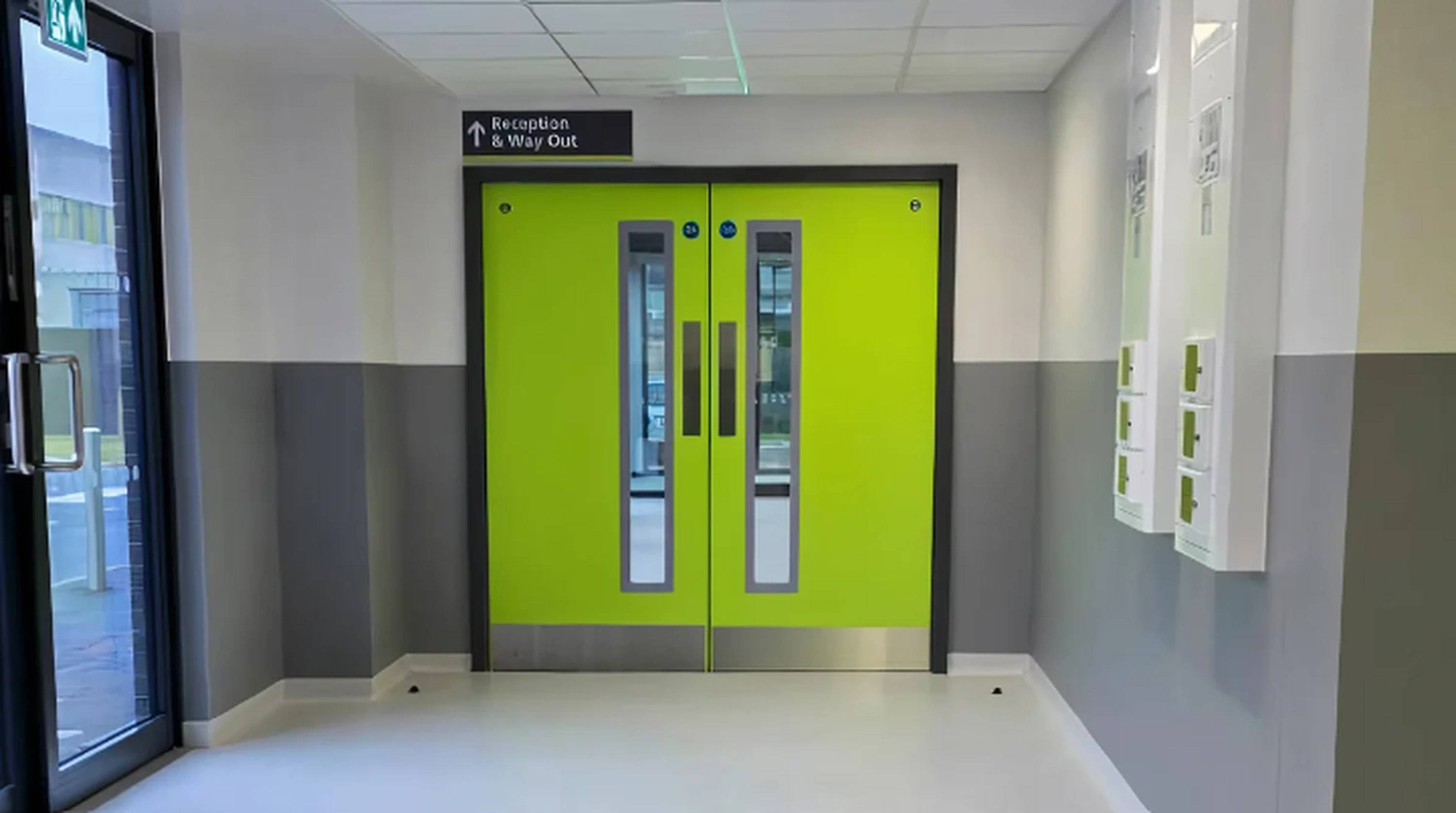 The Hygidoor in the Dame Clare Marx Building