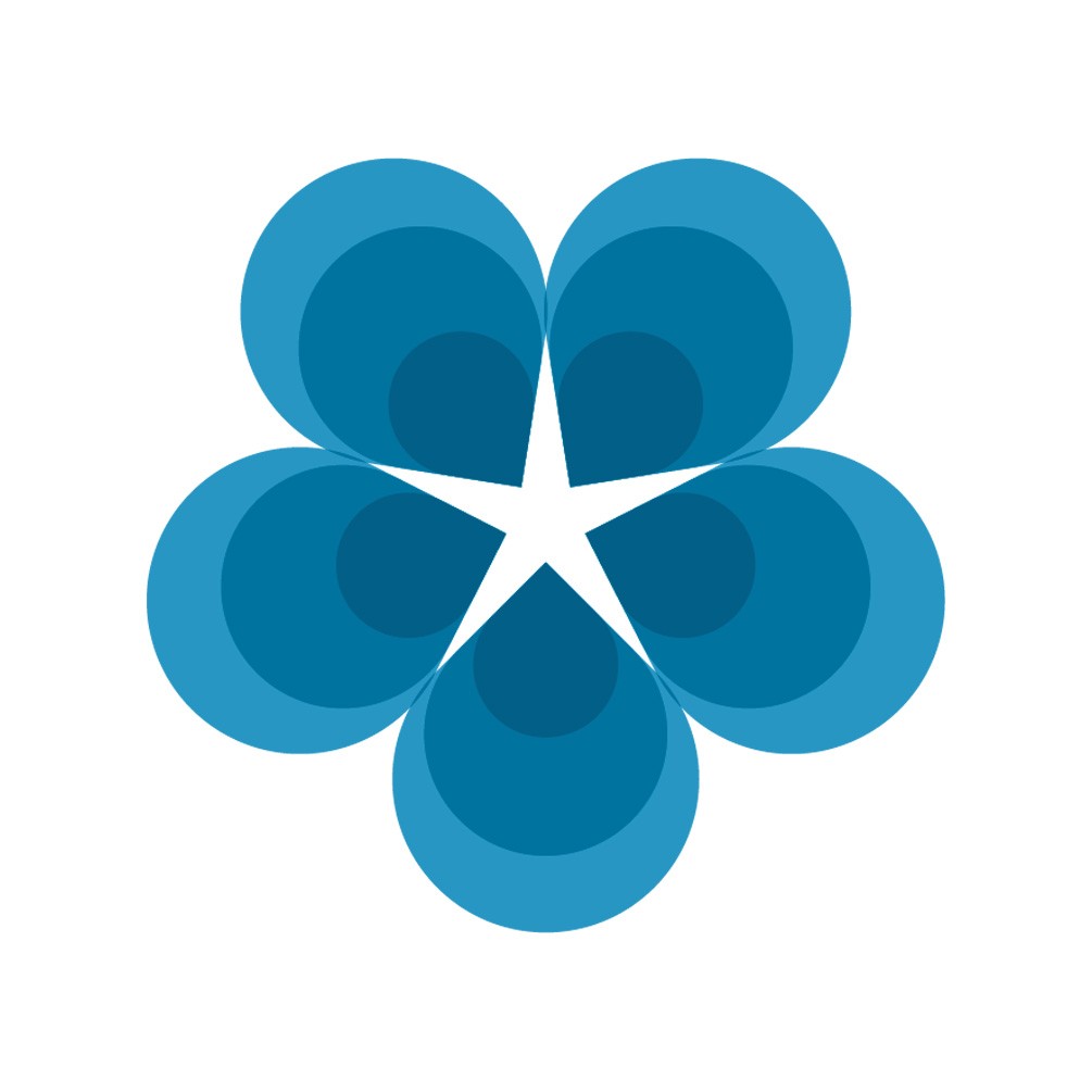 Stylized icon of a star.