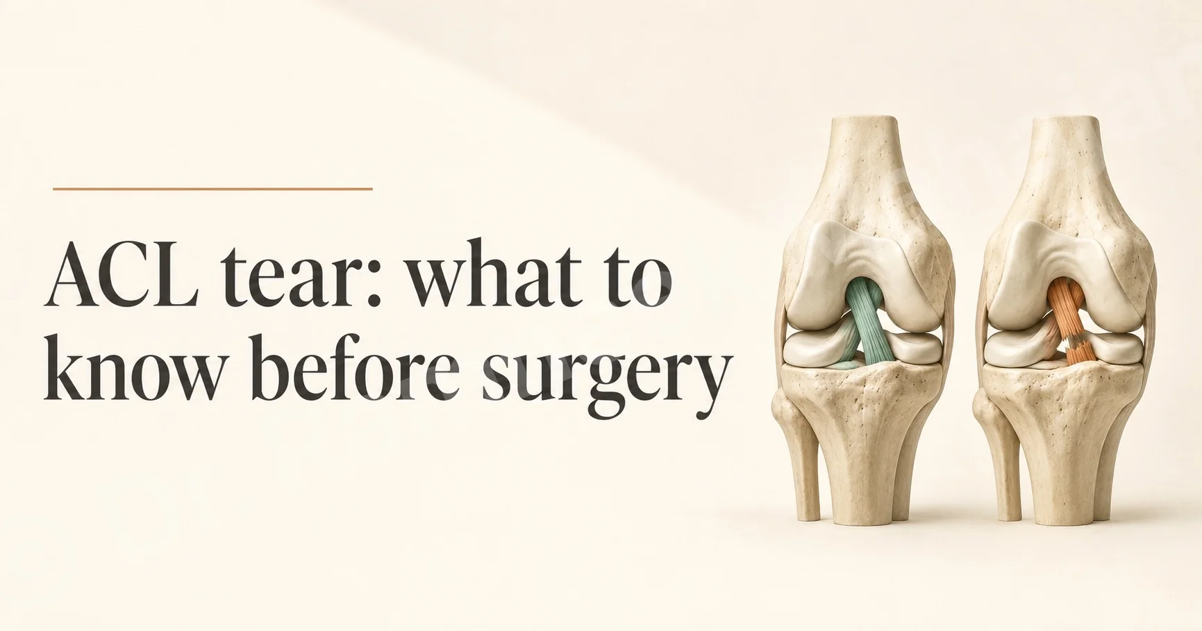 Dr Ramneek Mahajan's guide to ACL tears and when surgery is worth considering.