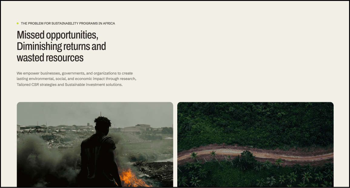 Bittern consulting desktop what we do section