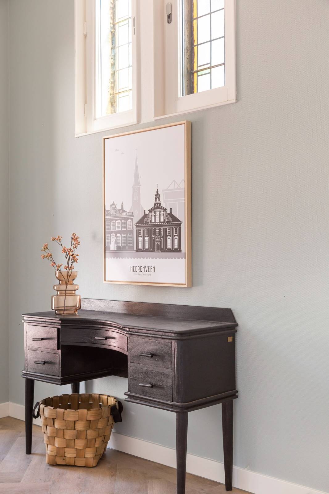 hal styling zwarte side-table heerenveen schilderij 