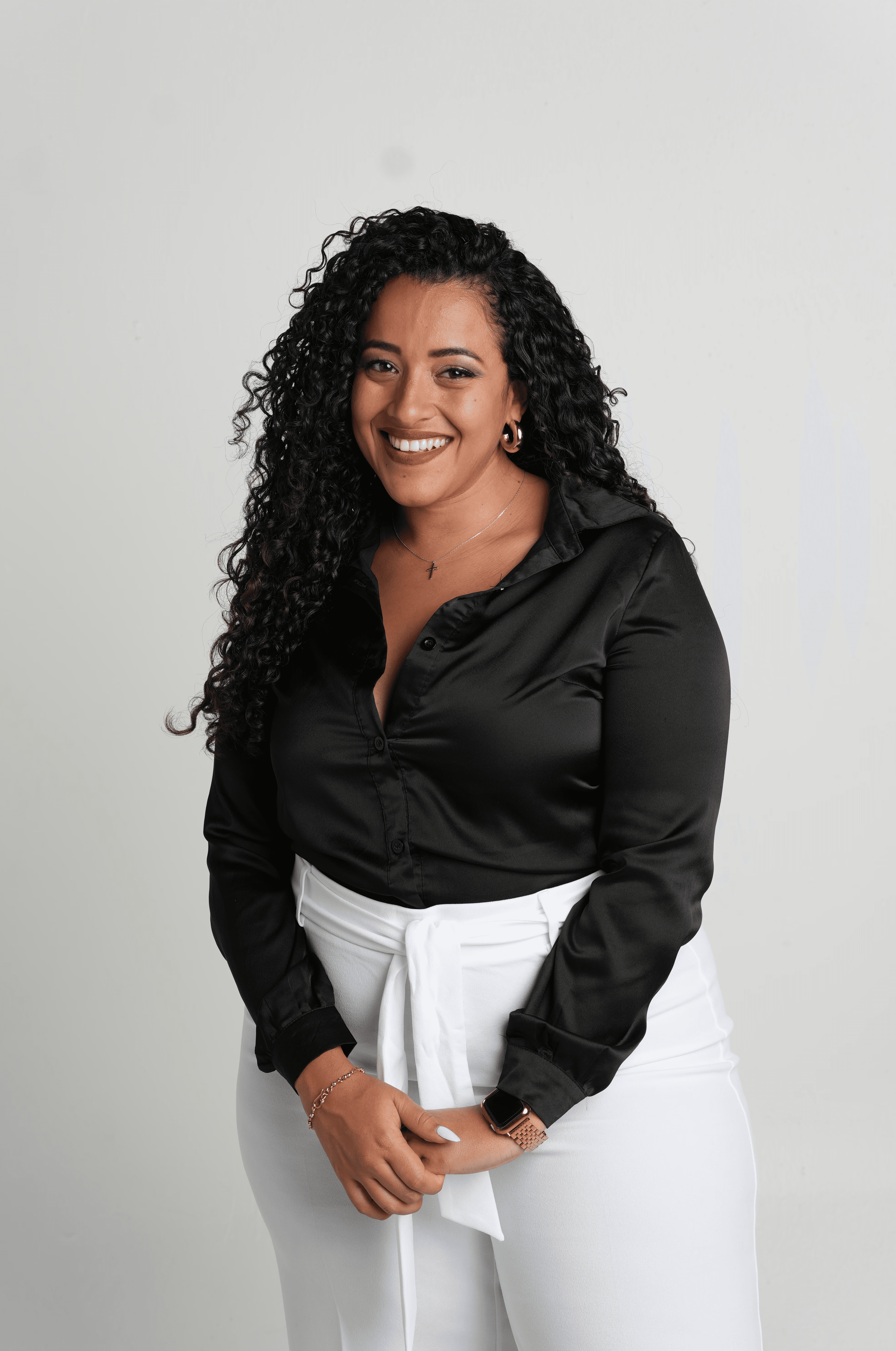 Portrait of portfolio creator – front view