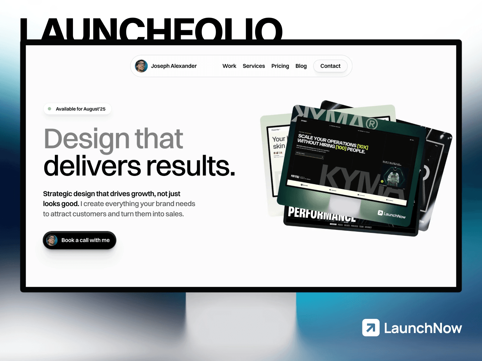Launchfolio Banner