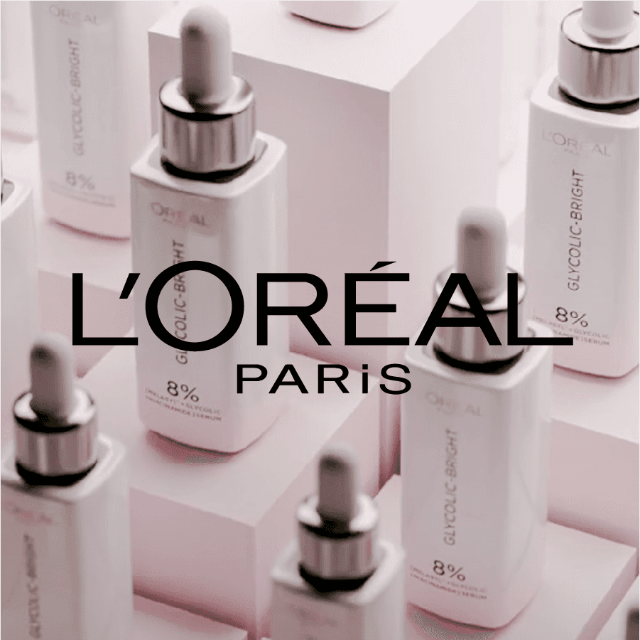 L'Oreal Paris Logo with 3D Render