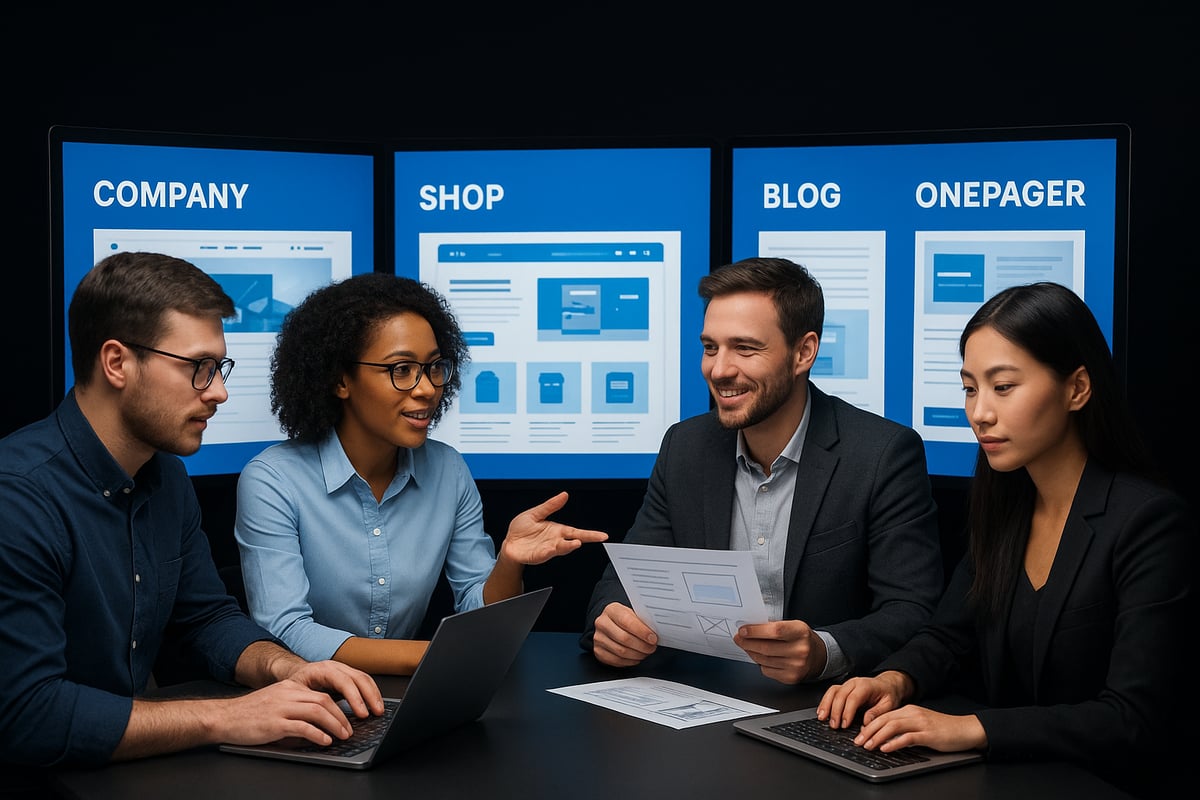 Website-Typen und Funktionen: Was braucht dein Unternehmen wirklich?