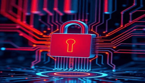 AI cybersecurity defense system blocking a crypto wallet breach - Free Stock Photo by William David on Stockvault.net