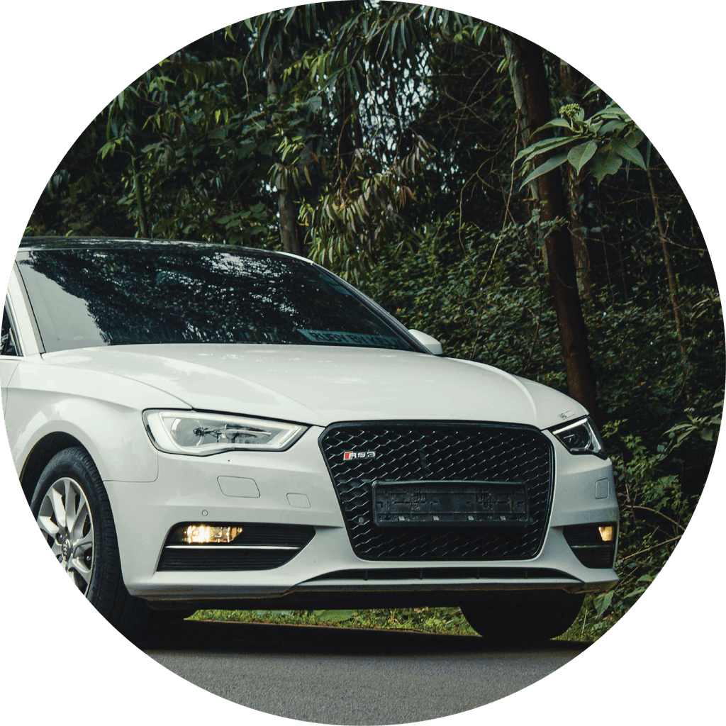 Girl smiling with coffee mug