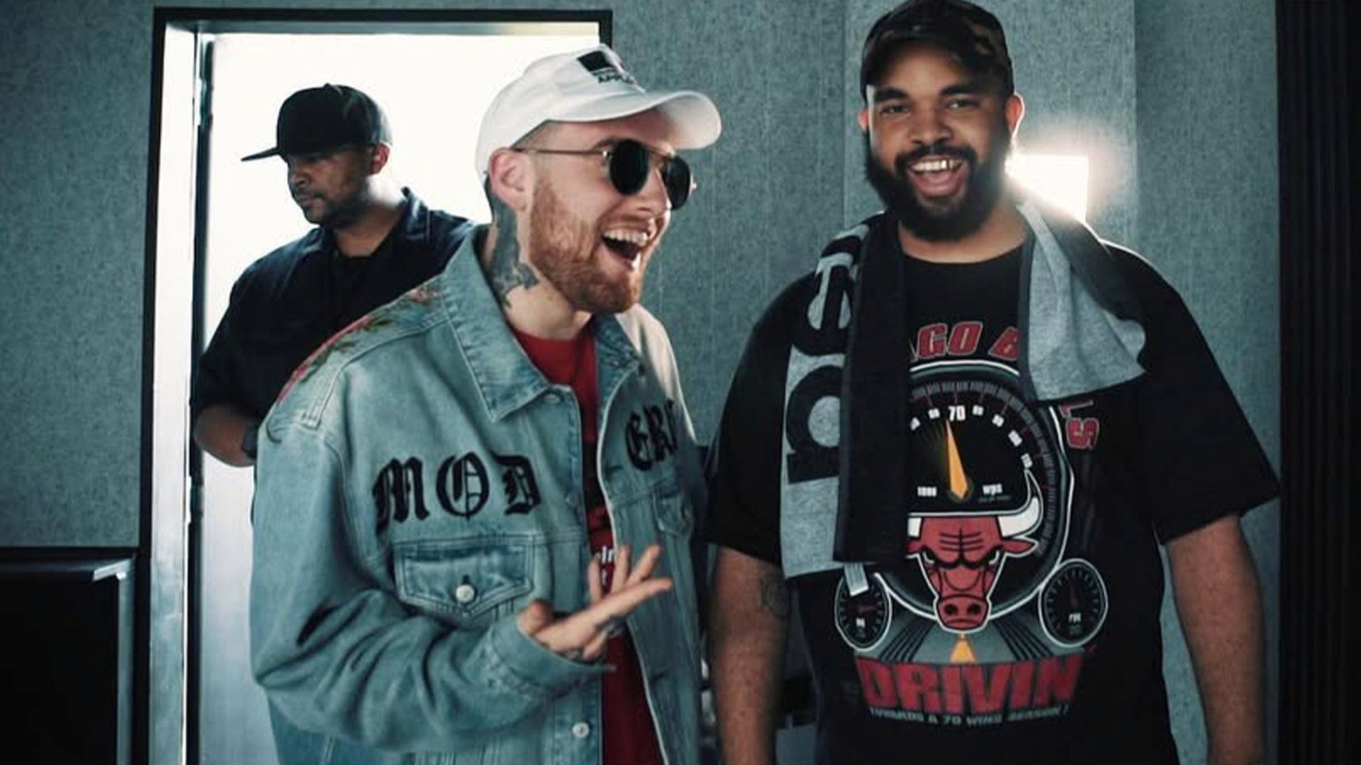 mac miller in germany in the studio backstage with topaz jones 