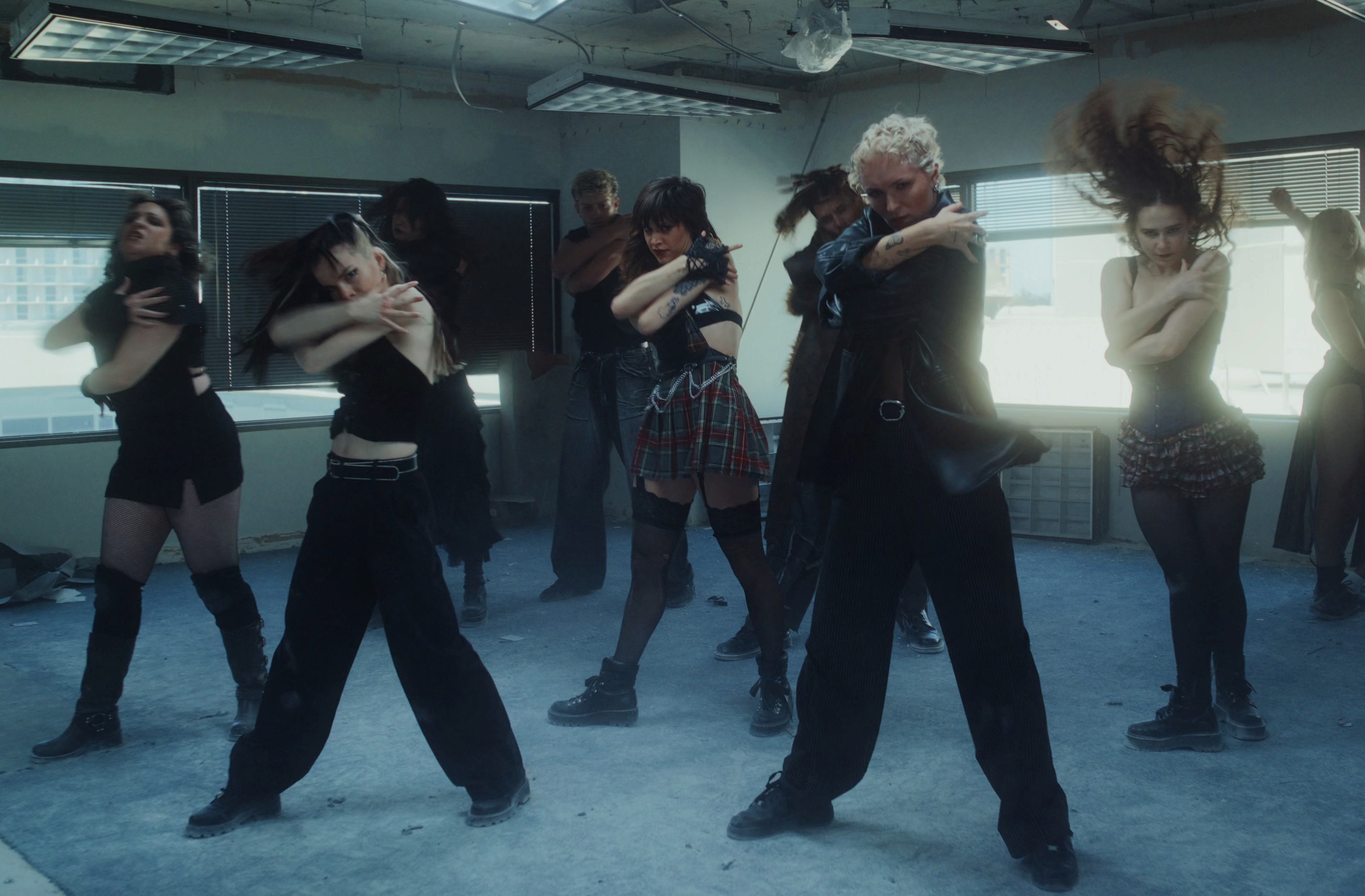 Still from Dayburn, a music video for Monika Felice Smith (2025).