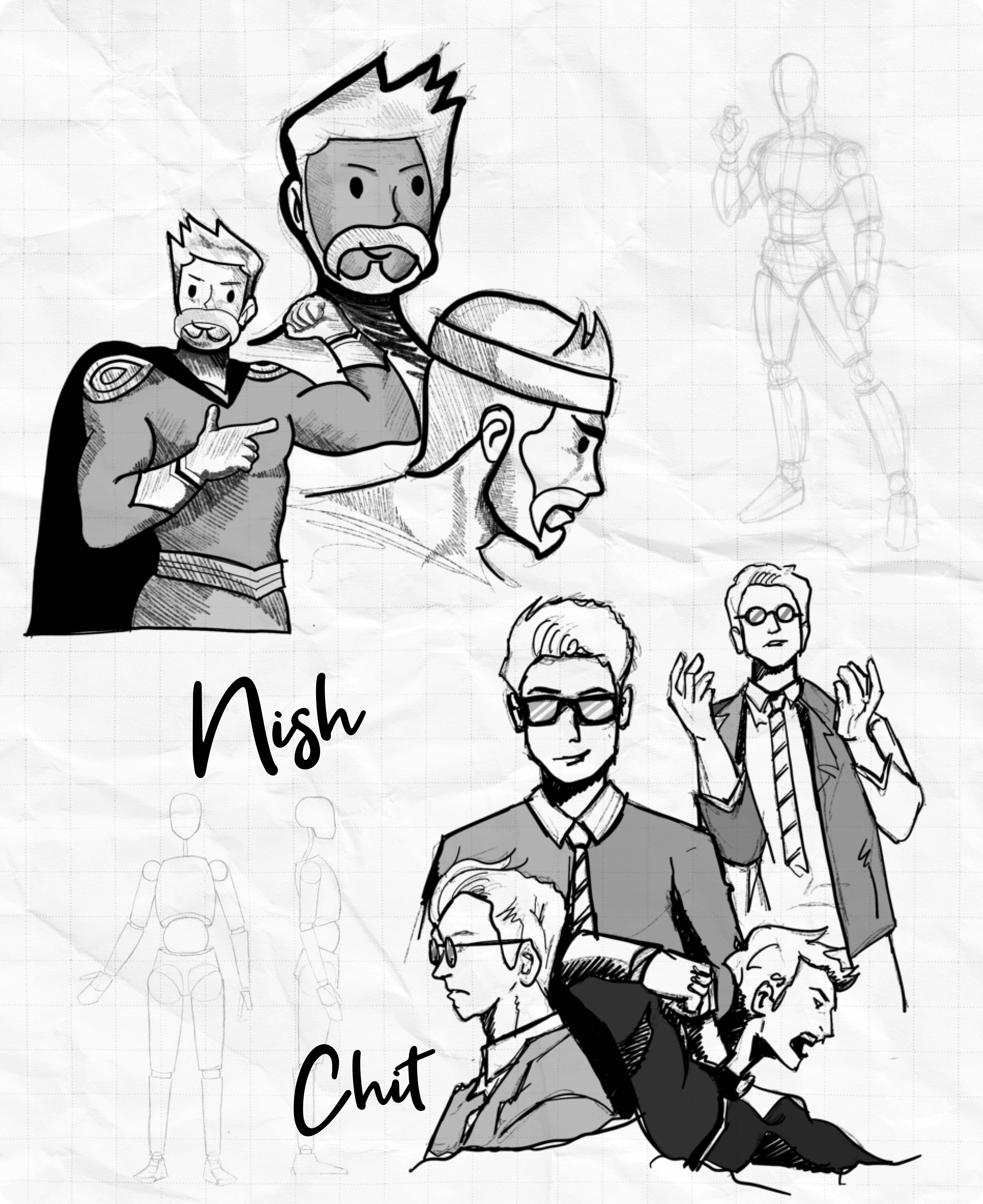 Aditya Birla Capital comic campaign comic campaign case study - brand challenge visual, abstrct design