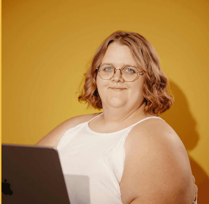 Headshot of graphic designer Bayless