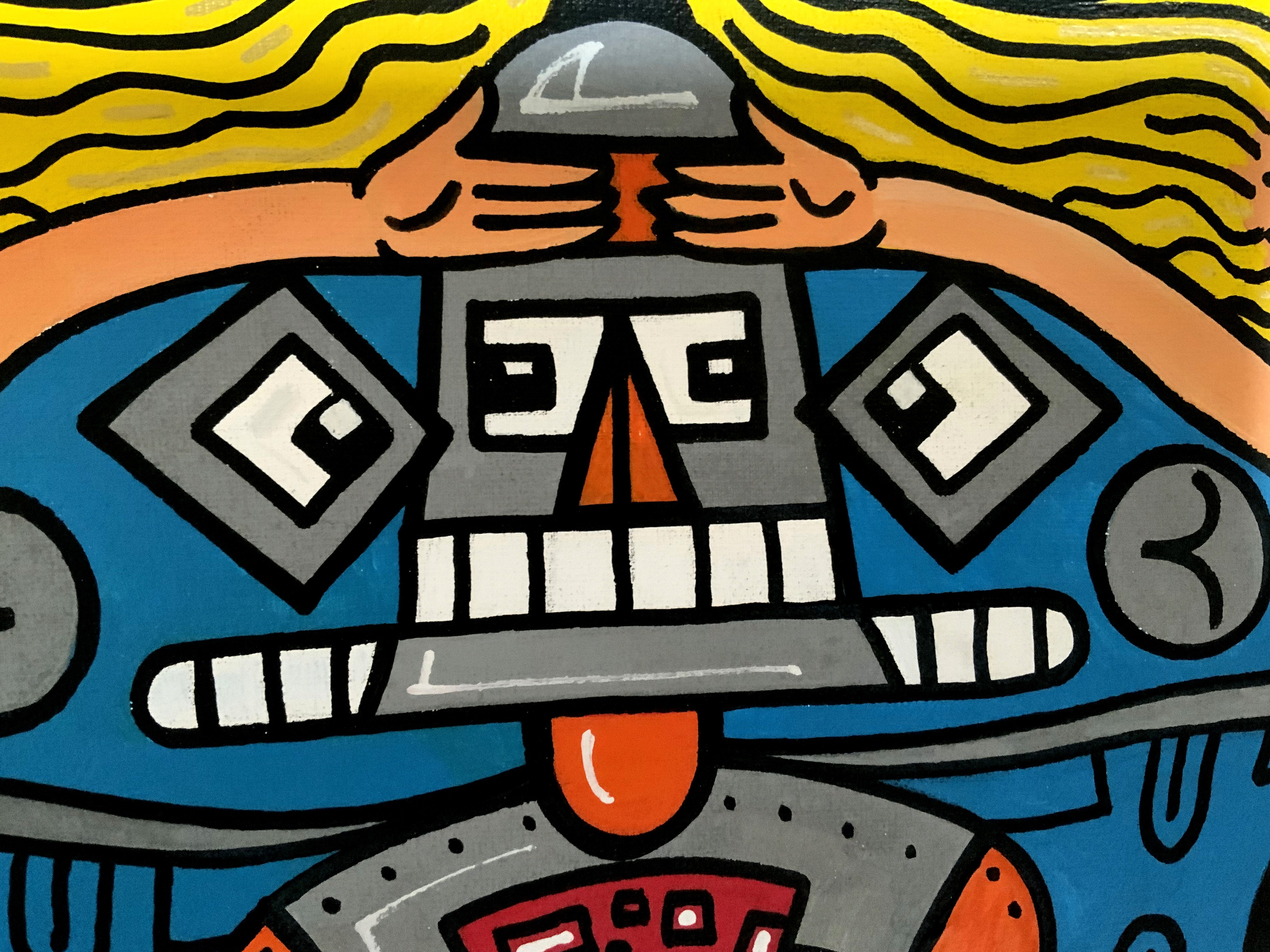 Doodle bots. Robots detail