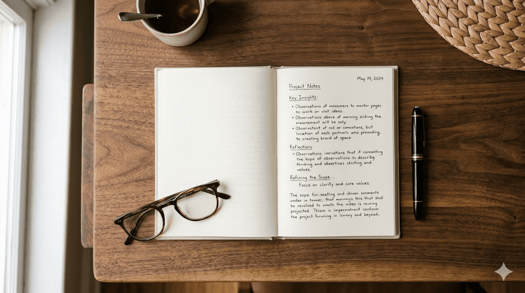 Book and reading glasses