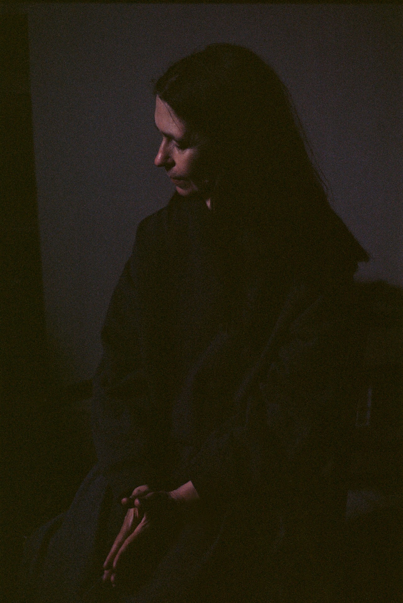 Celia empty house 5, 2021, 35mm color photograph