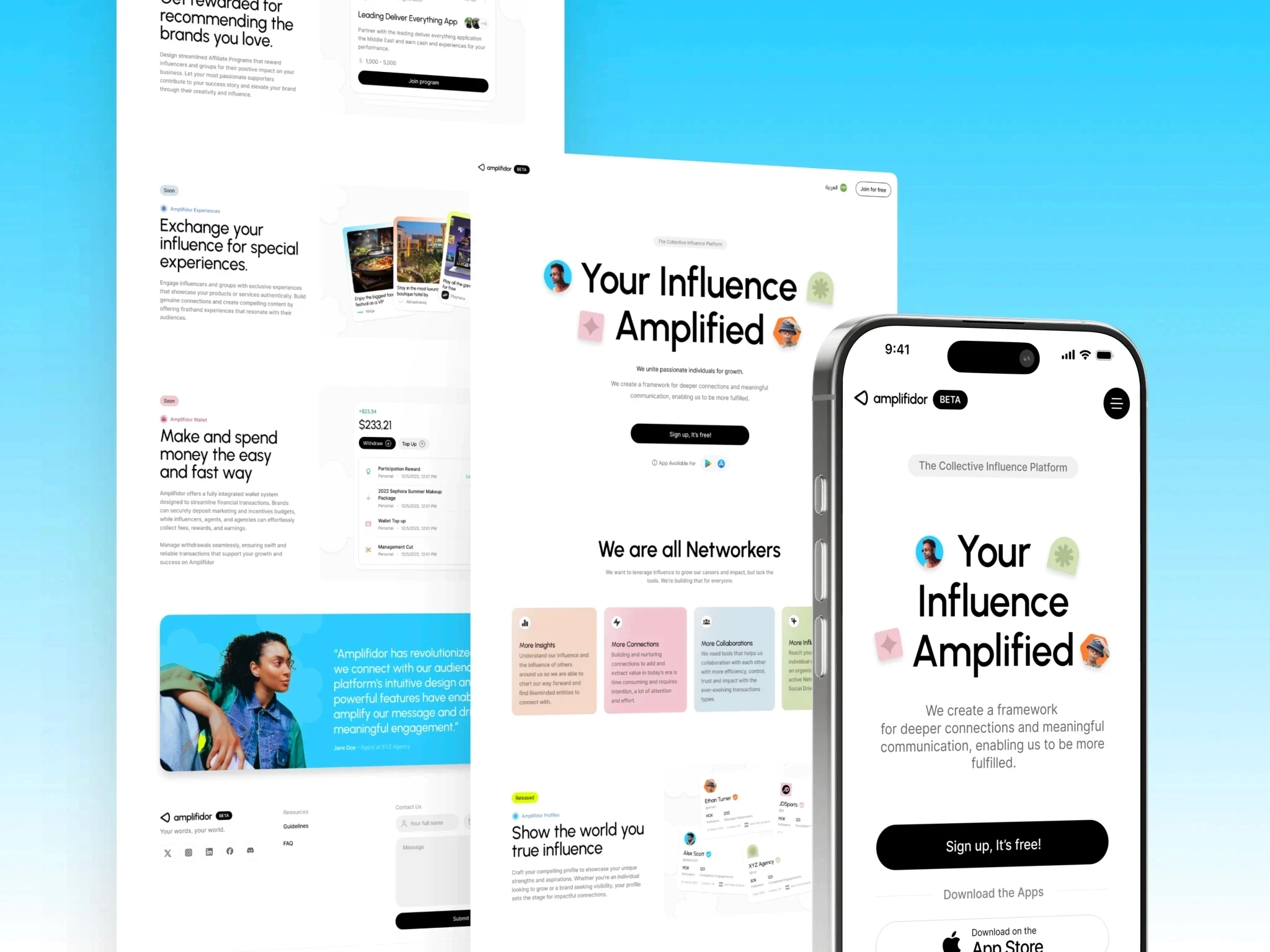 Amplifidor Website — Validation visual 5
