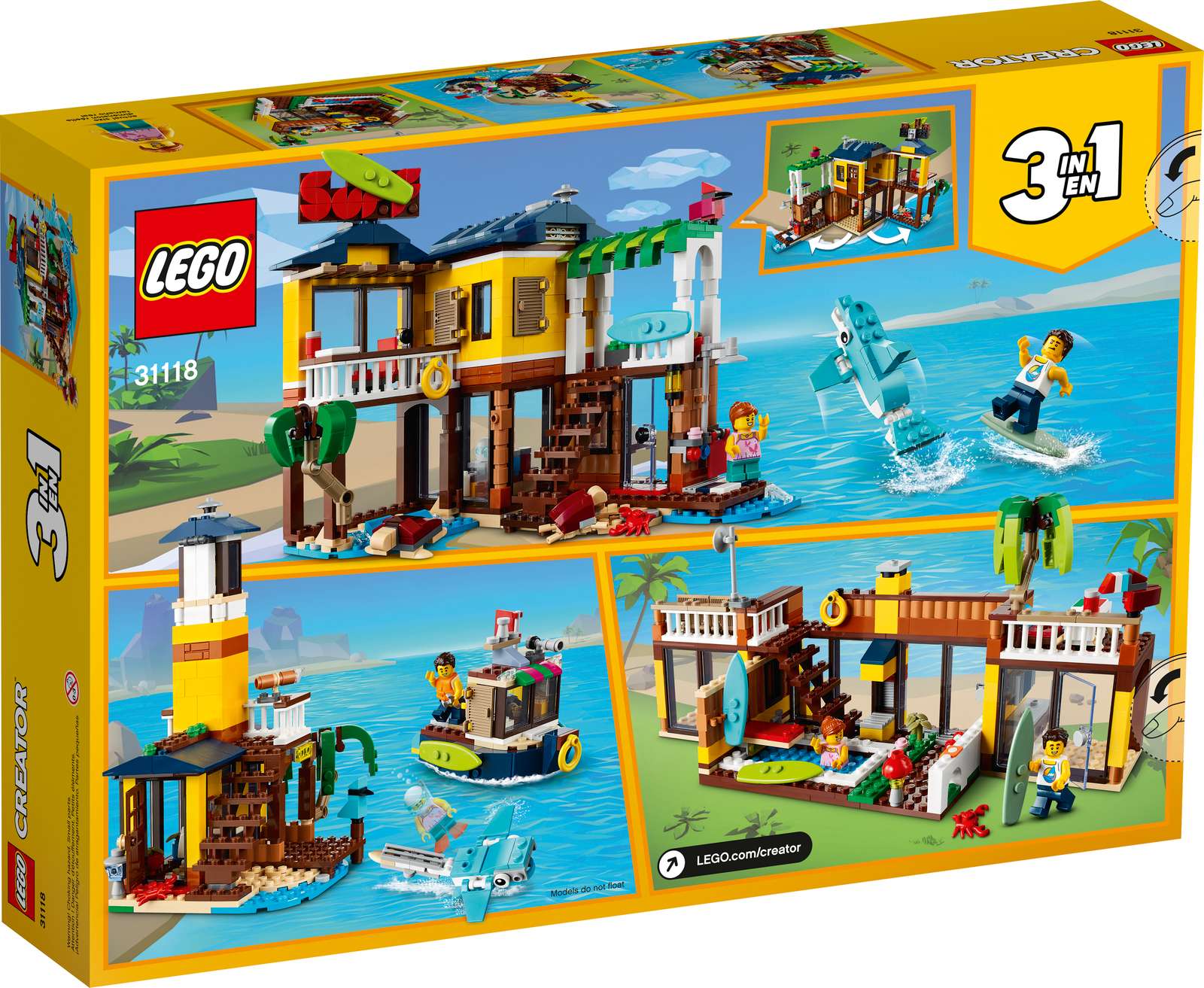 LEGO® Surfer Beach House (sett 31118) - bilde 5, Brikkenerd