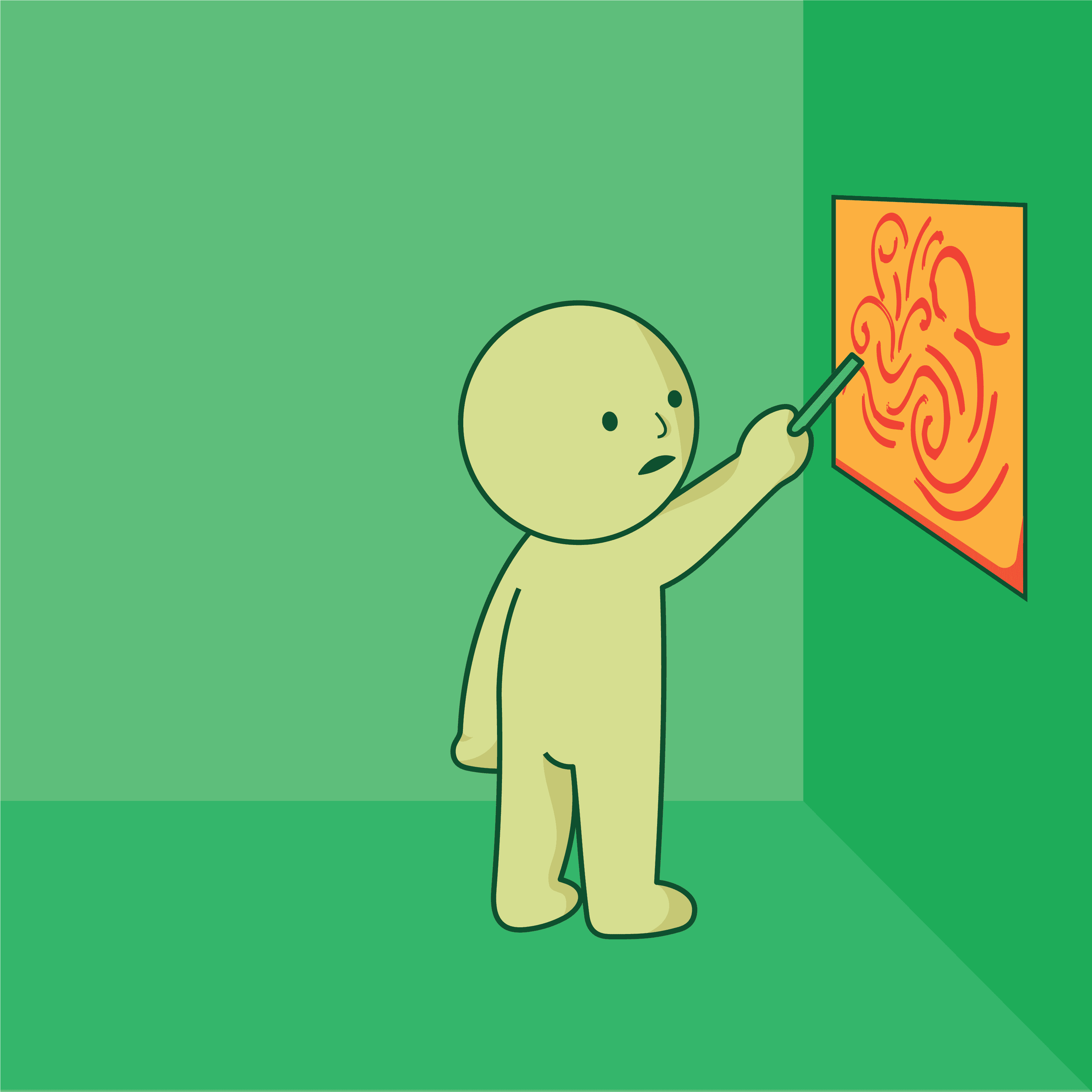 Woman walking along a race track