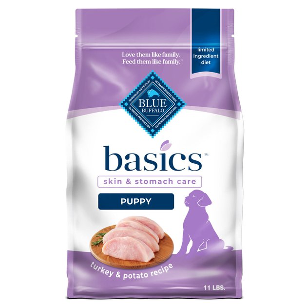 Blue Buffalo Basics Skin & Stomach Care Puppy Turkey & Potato Recipe Dry Dog Food