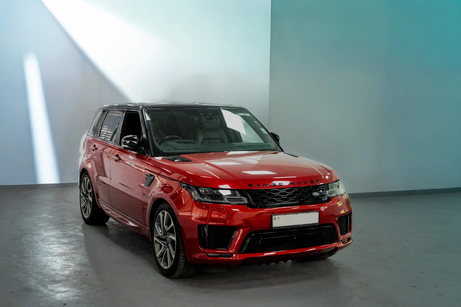 Car parked inside garage at Ideal Premier