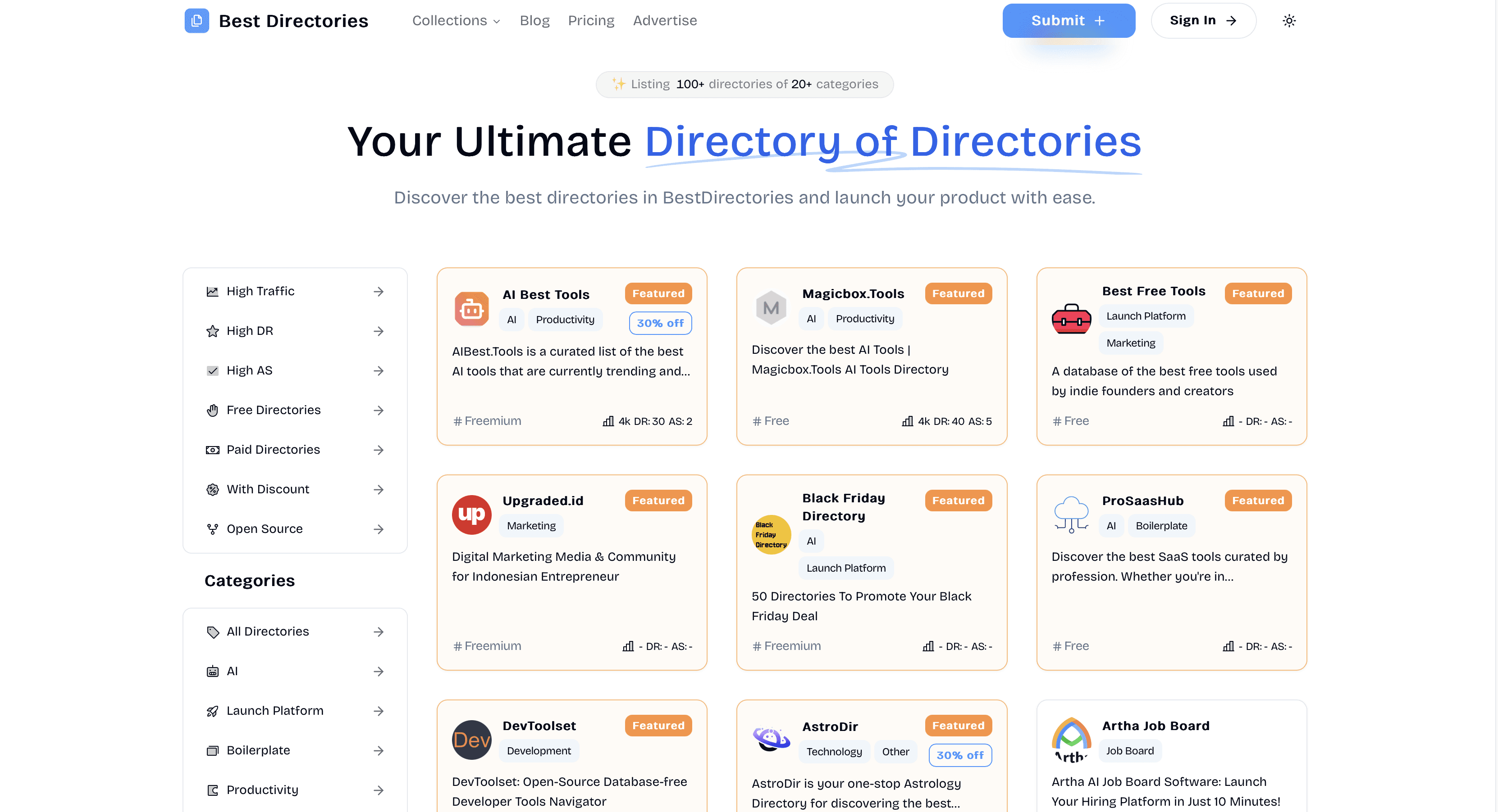 best directories