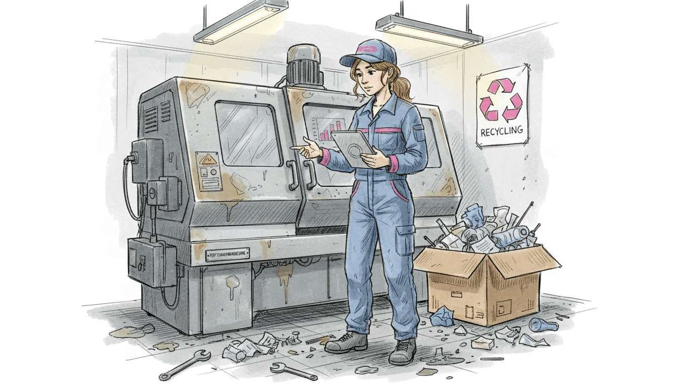 Eine Ingenieurin untersucht, wie Künstliche Intelligenz dazu beitragen kann, Abfall zu verringern.