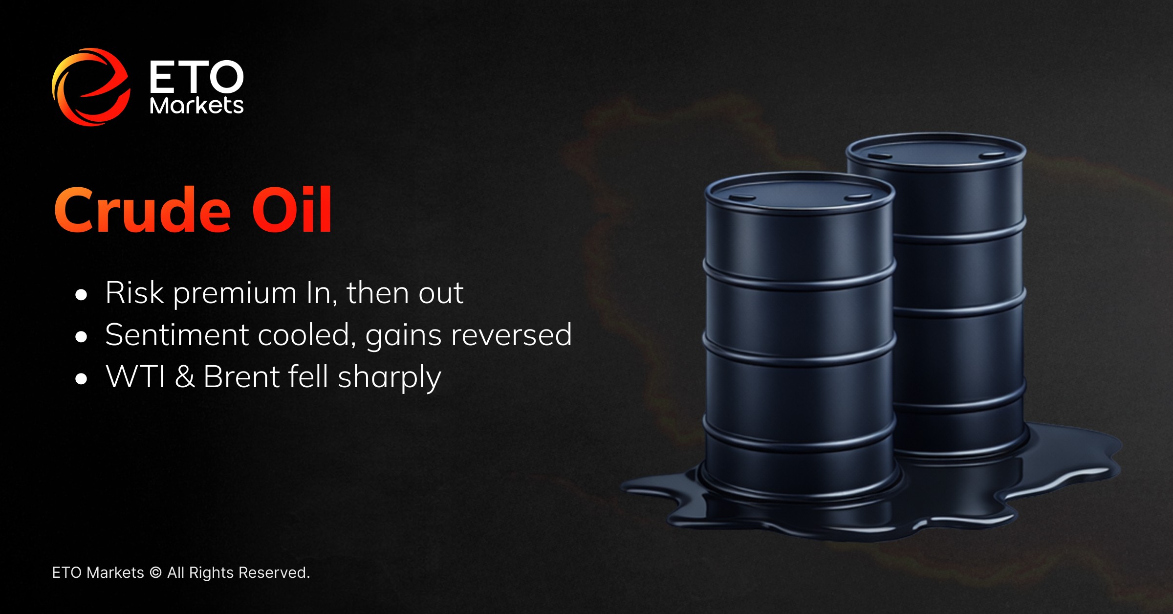 ETO Markets TrendWatch : Gold, Oil, and US Stocks React Amid the Iran Shock