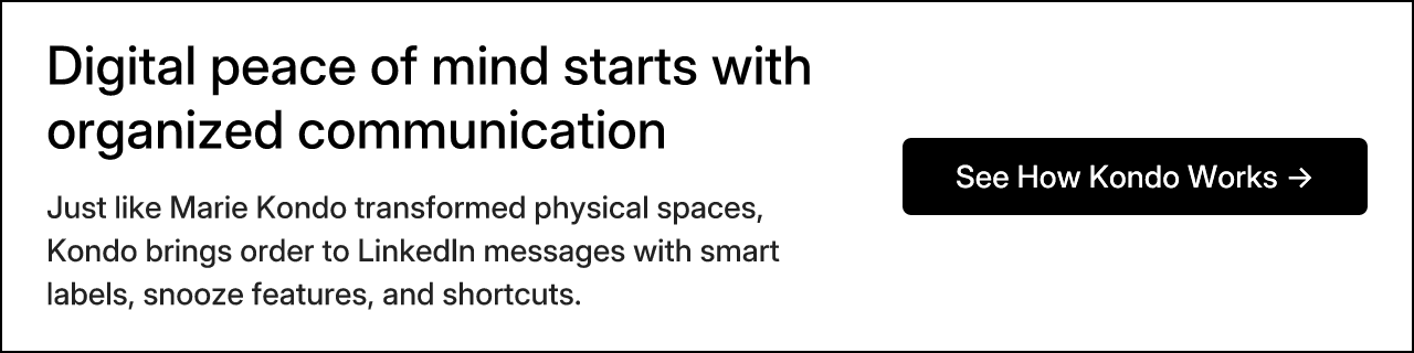 Digital peace of mind starts with organized communication