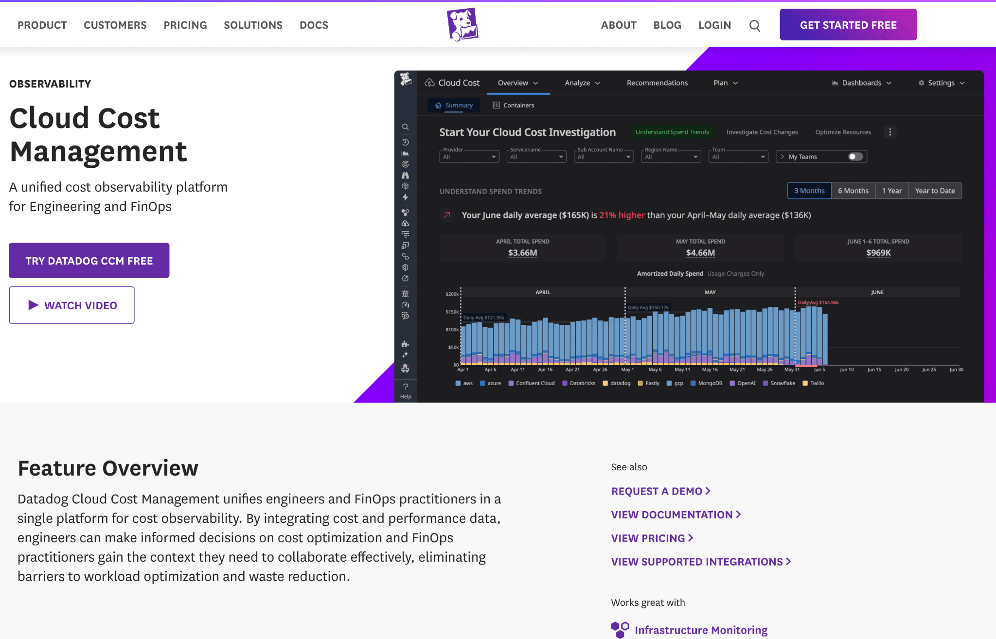 Datadog Cloud Cost Management
