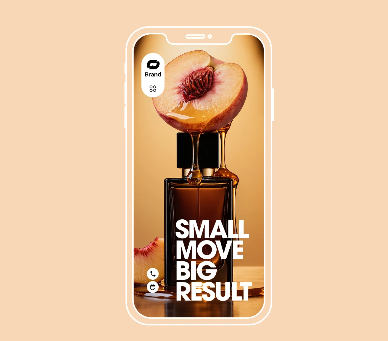 Artistic image, warm colors