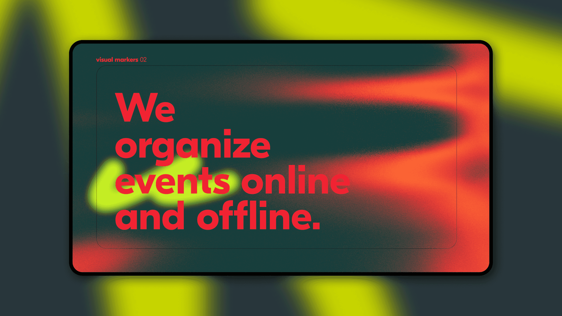 xample of promotional banner designed by our team for Yep brandbook visual system