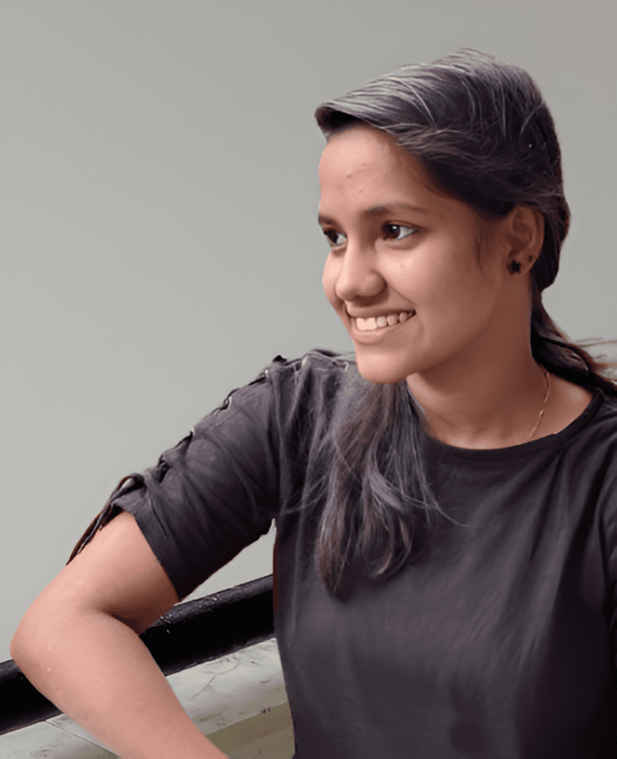 Portrait of portfolio creator – front view