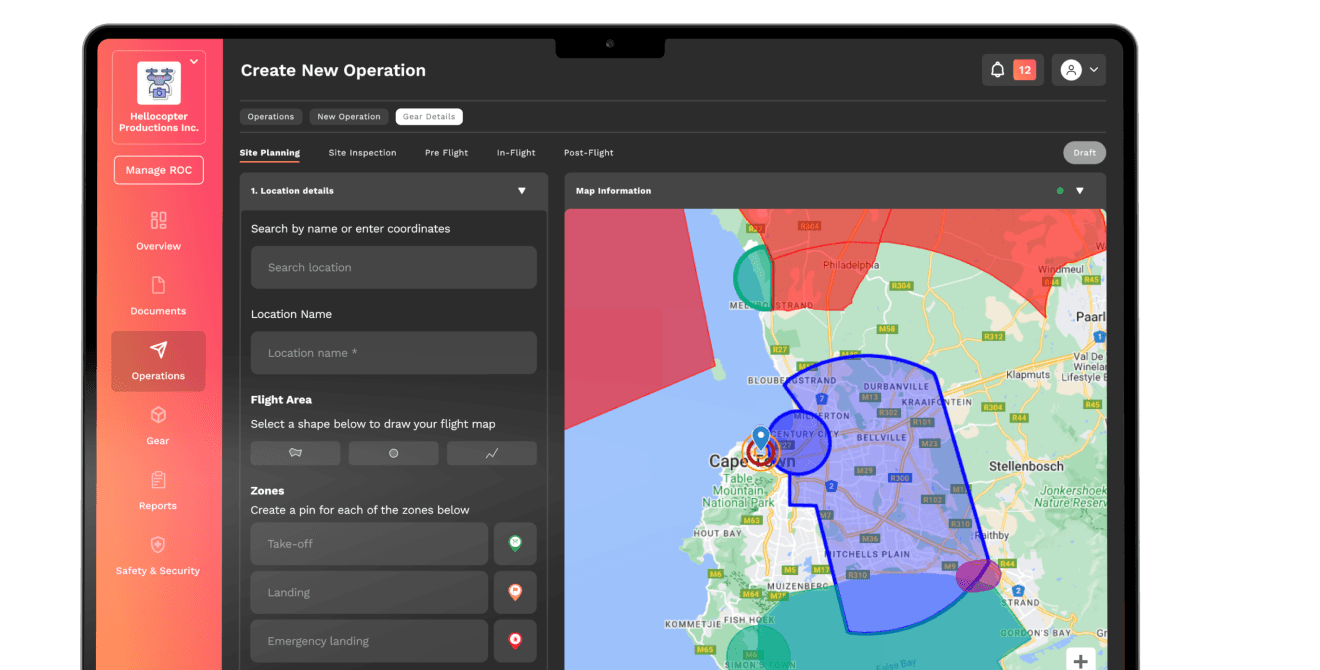 UI Dashboard Mockup for Flyte Zone
