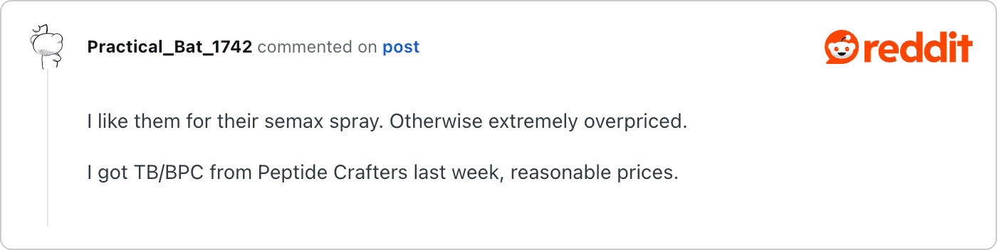 Post on Reddit