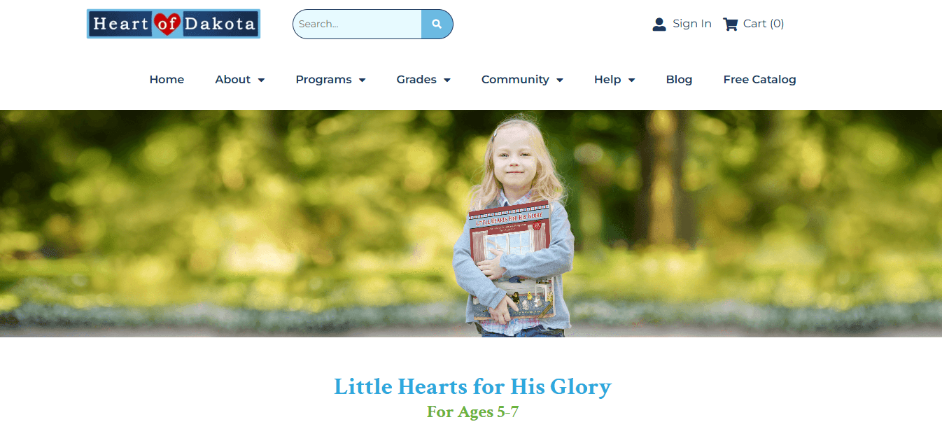 Heart of Dakota Little Hearts for His Glory