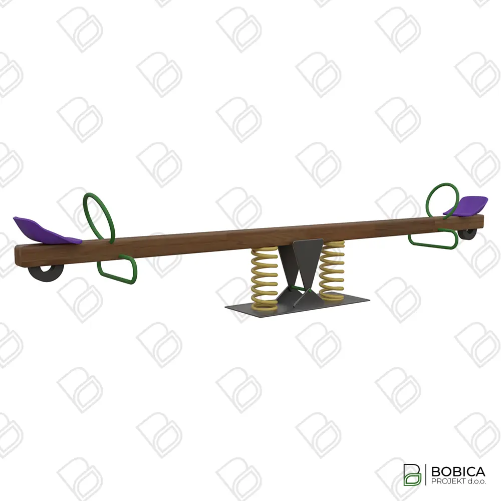 Klackalica na oprugama s dva sjedišta - "Spring Seesaw Duo"