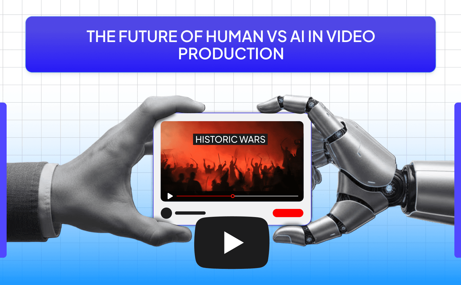 The future of human vs AI in video production - AI vs Human Content Creation