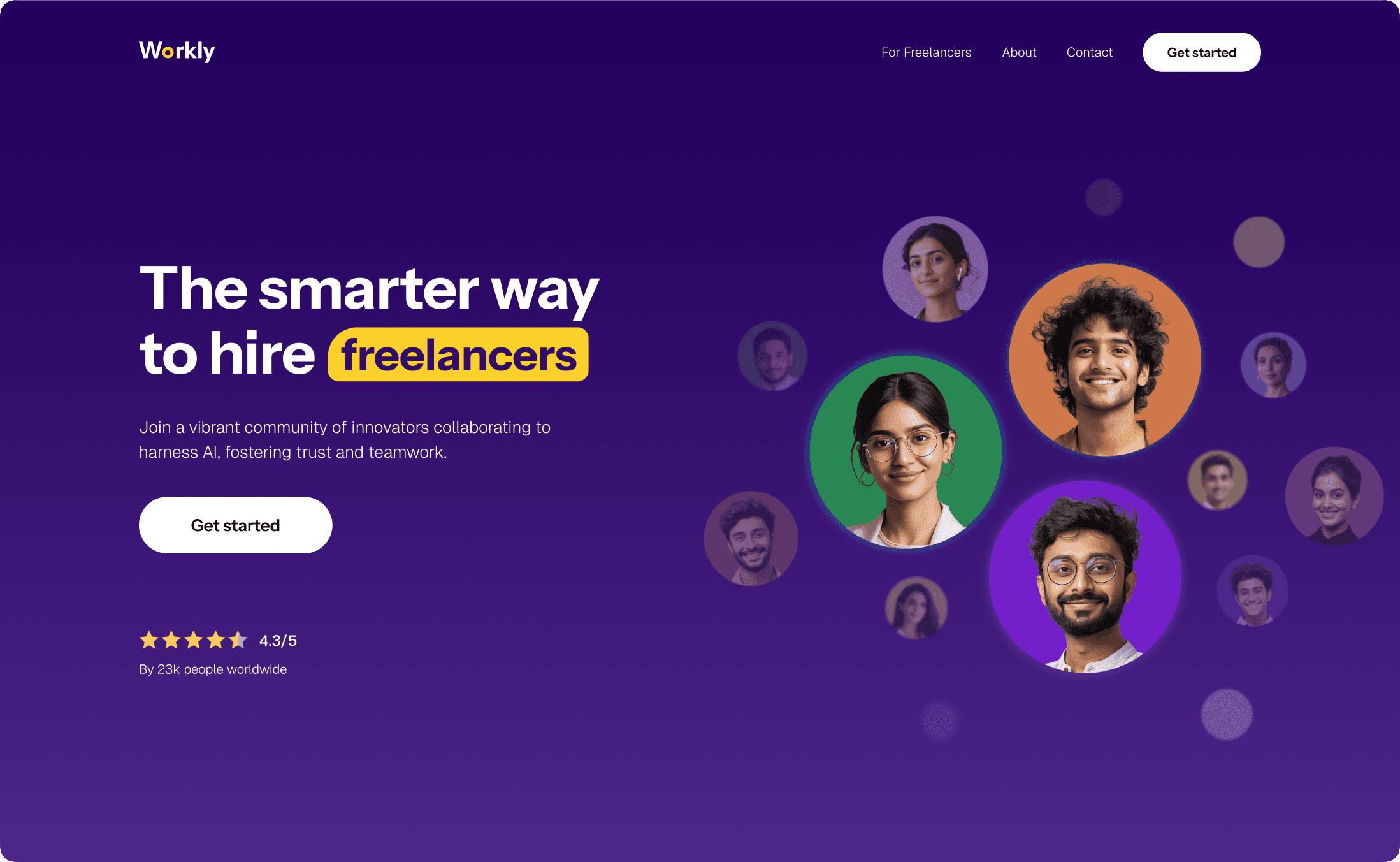 Modern home office setup with a monitor, ergonomic chair, keyboard, and indoor plants near a window with blinds.