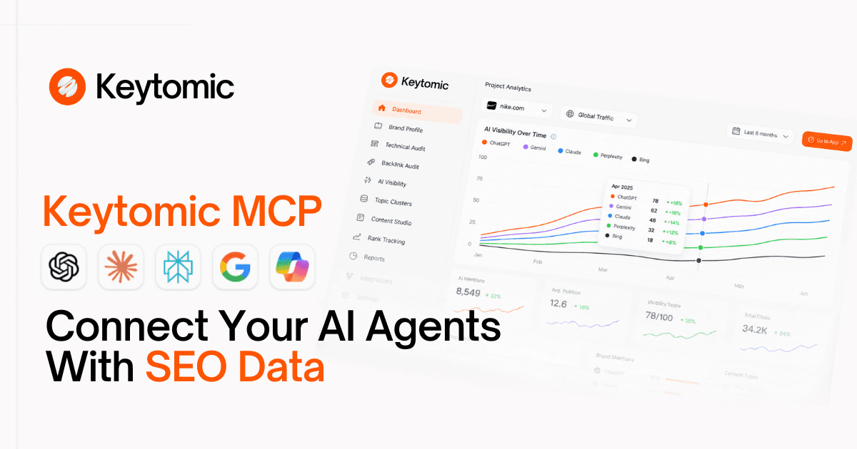 Keytomic MCP — connect ChatGPT and Claude to your SEO data