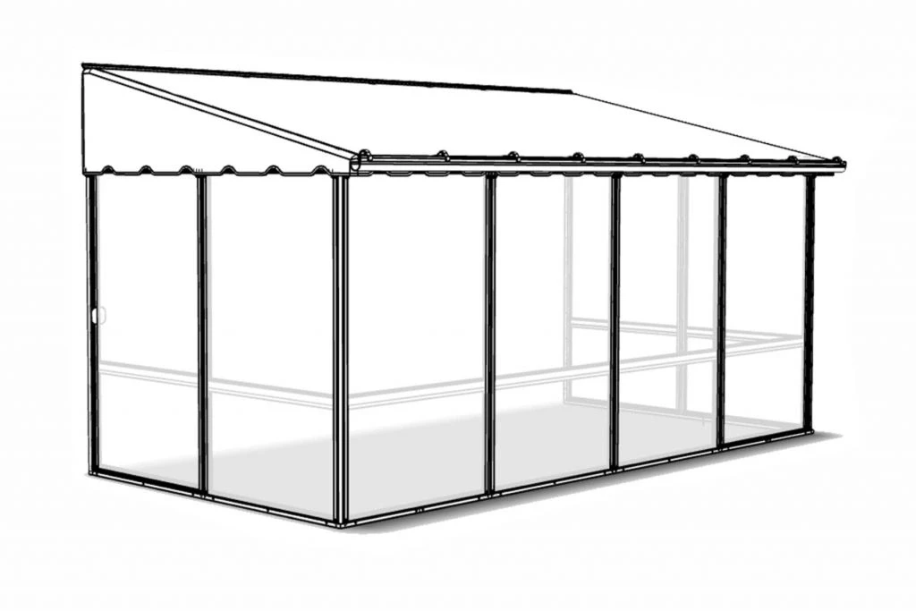Gazebo Maison Jaune