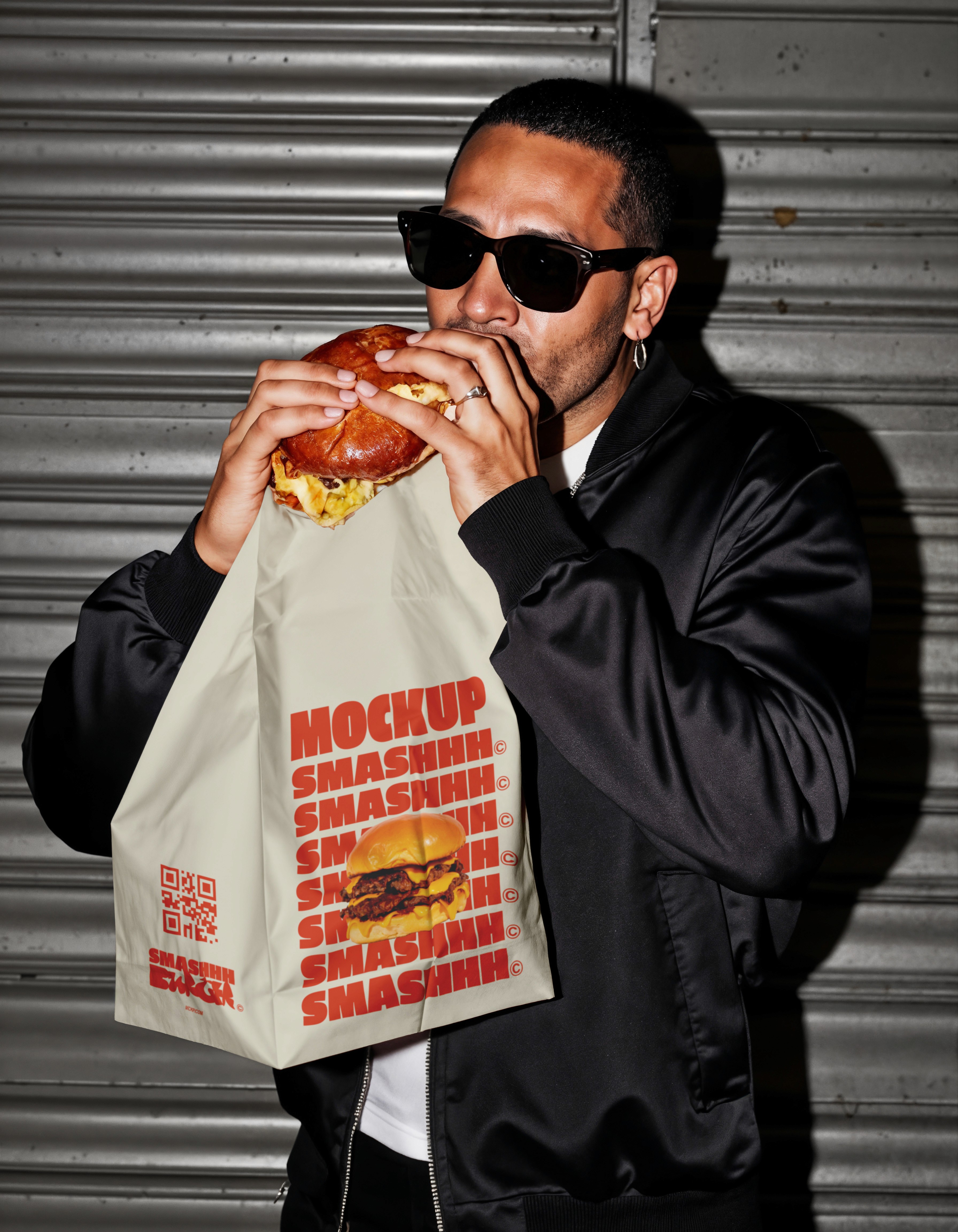 Responsive mobile design preview for Smash and Style sports apparel agency project.