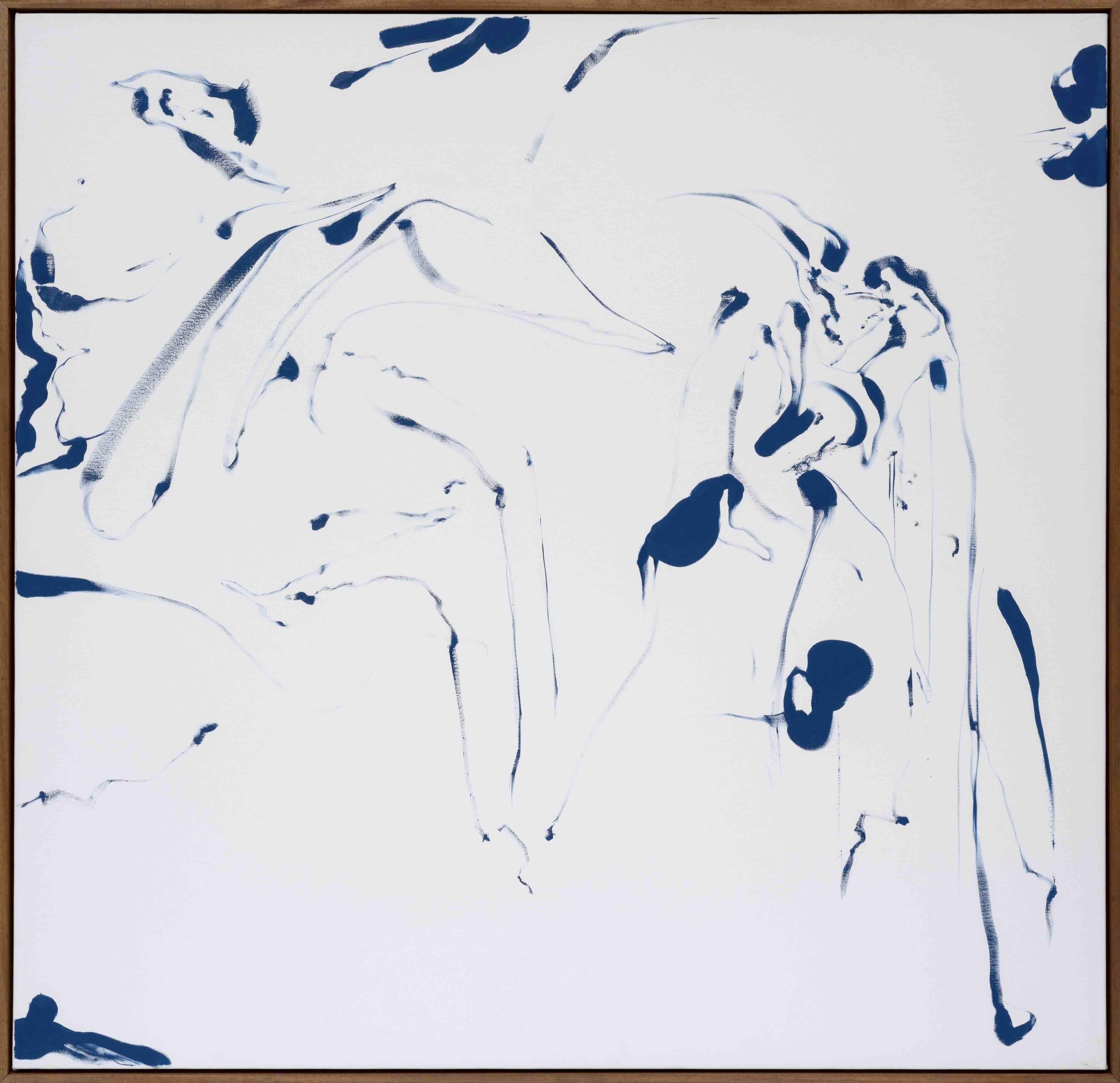 Şefkat gibi (Like compassion), 2026. Oil on canvas, 58 x 60 inches (147.32 x 152.4 cm).