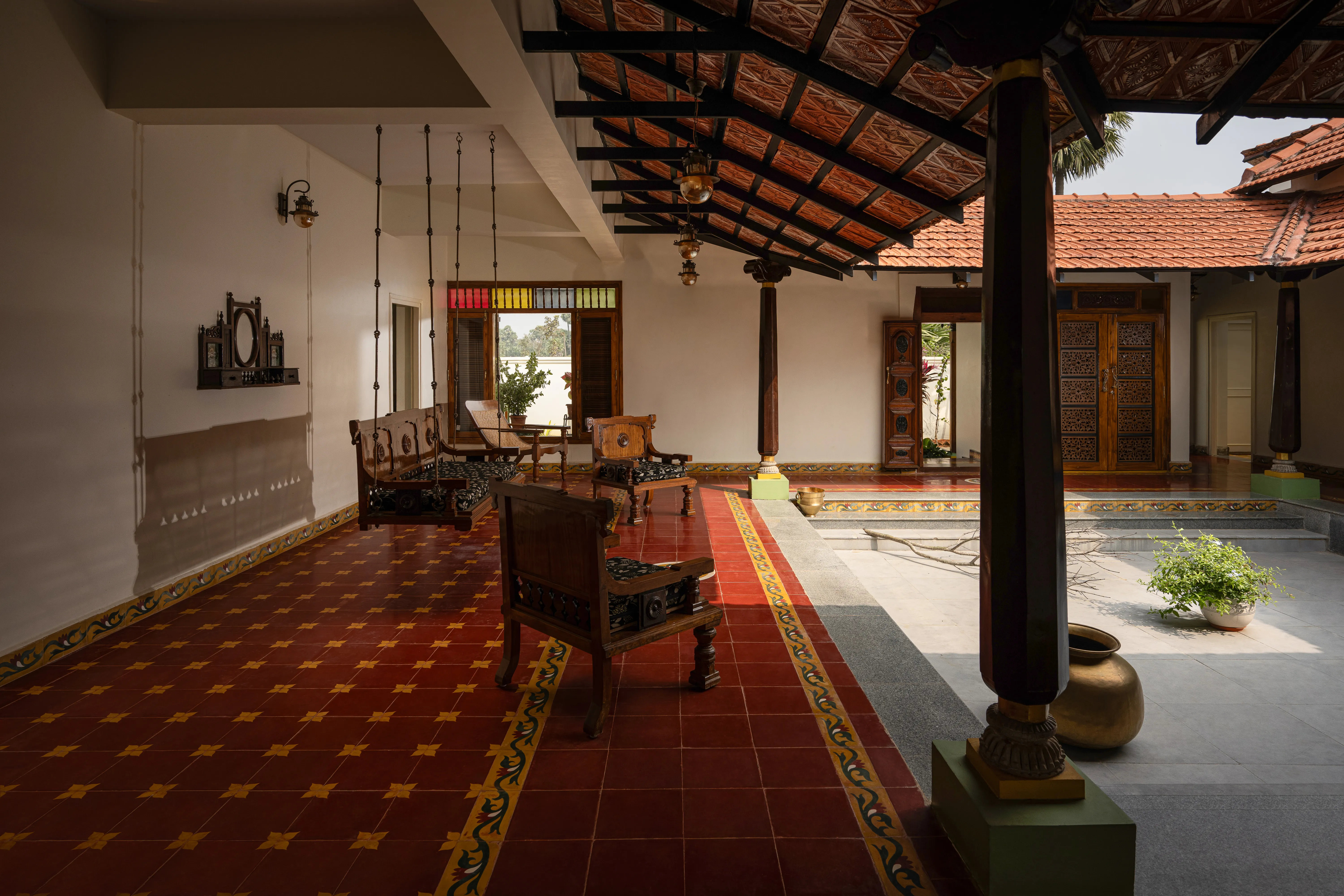Image of chettinad courtyard