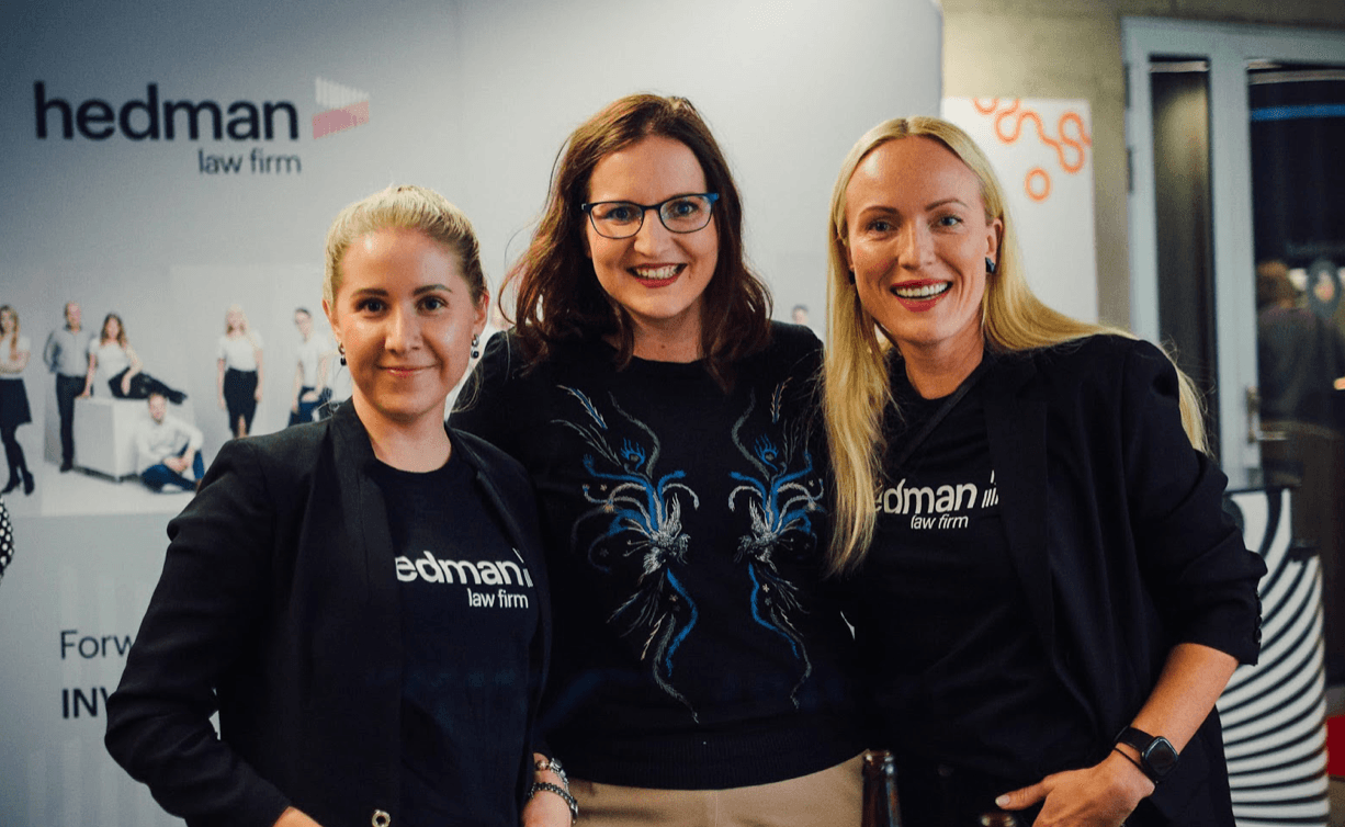  From left - Rahel Pihlak, Kati Pino, Merlin Seeman 