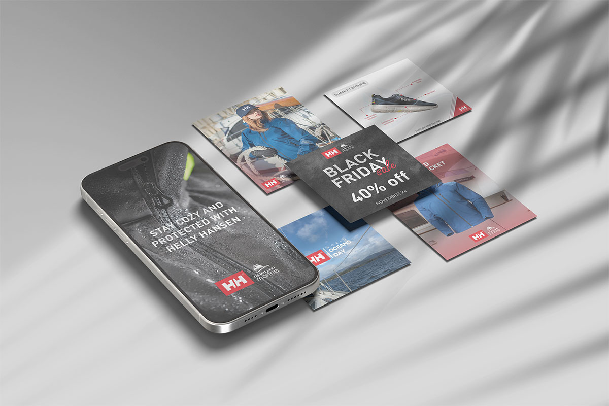 Helly Hansen social media example 