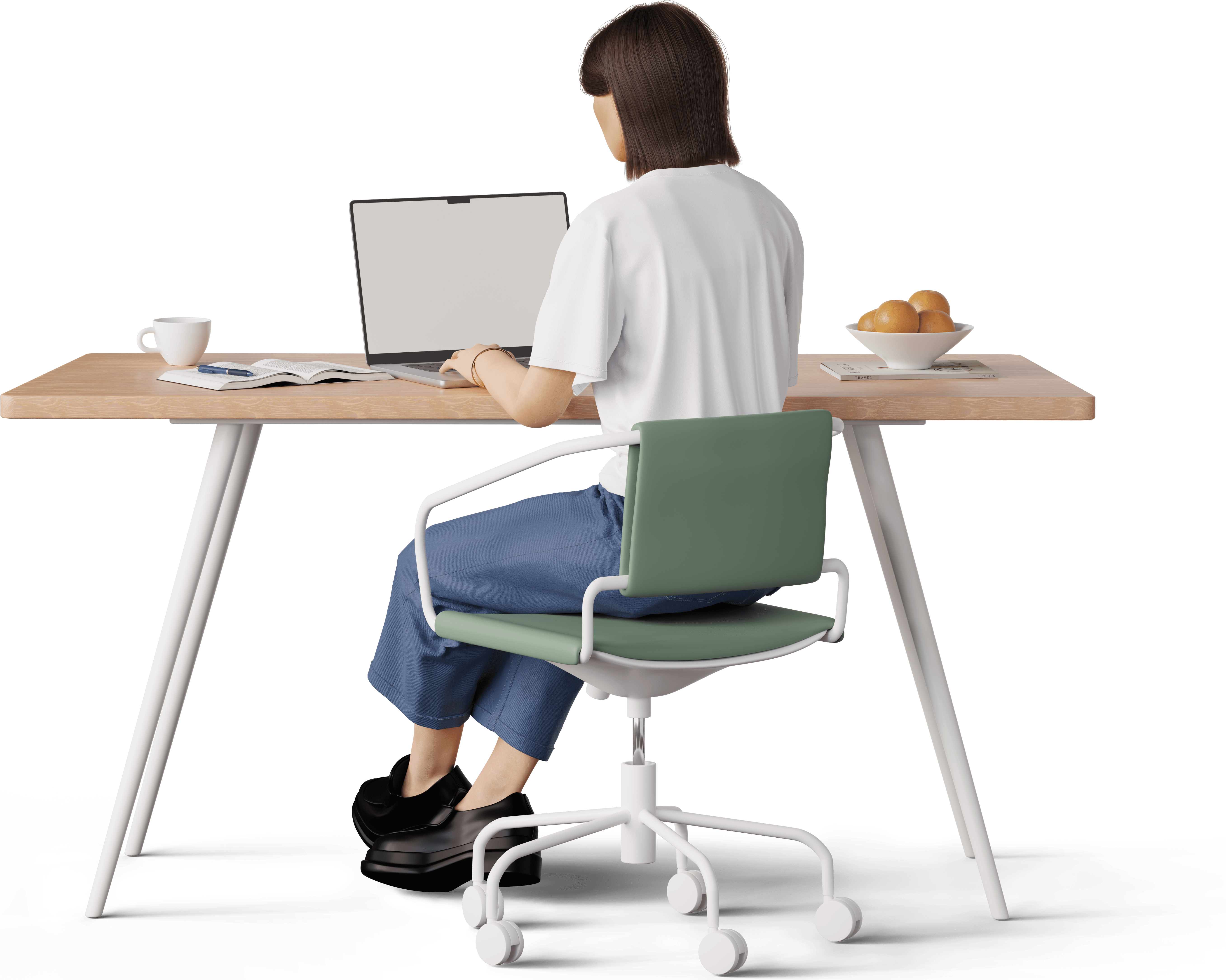 Consultant SEO sur son bureau