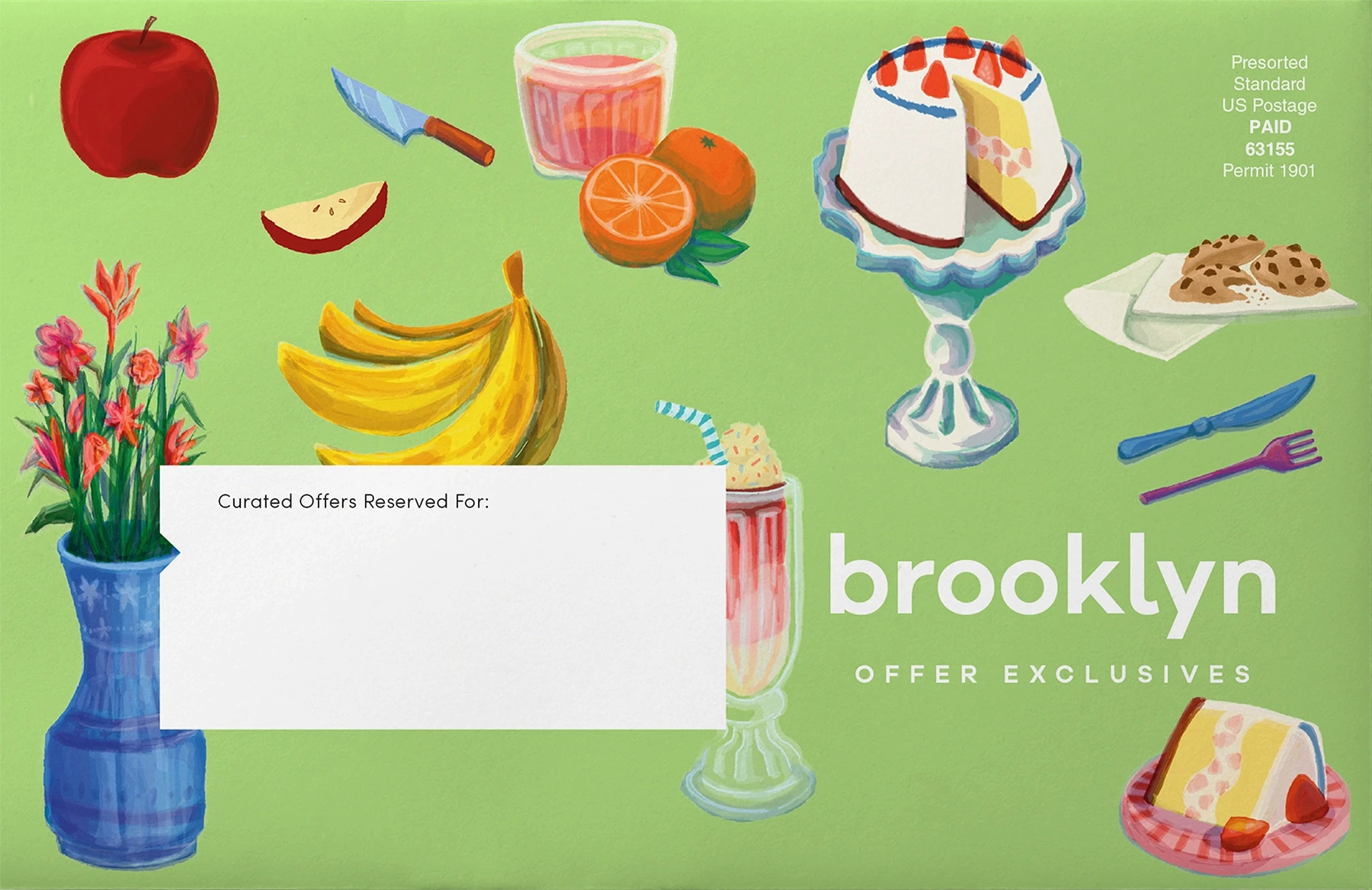 Shared mail send envelope illustration