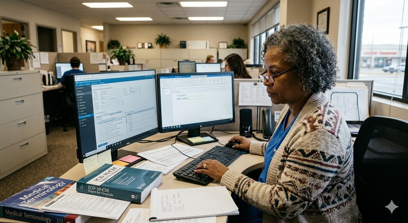 Code Specialist Working on ICD Codes